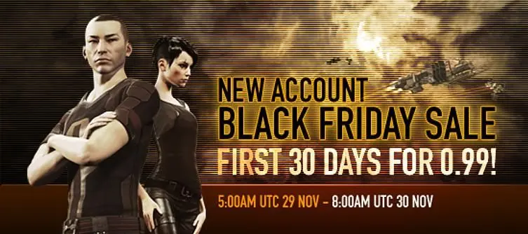 EVE Online offering Black Friday deal: first month for 99 cents