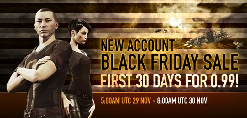 EVE Online offering Black Friday deal: first month for 99 cents