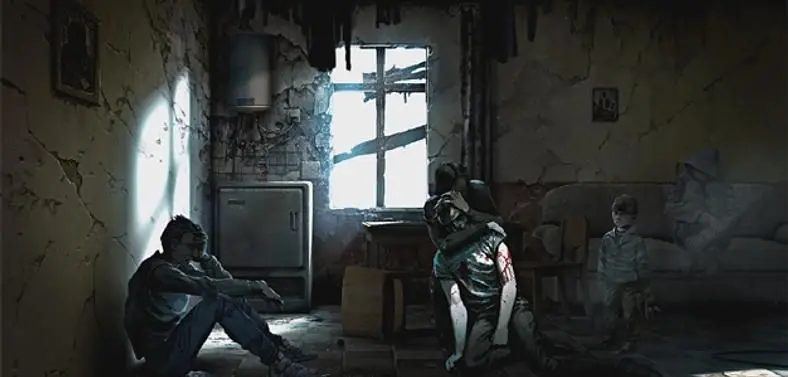 This War of Mine explores "dark survival", civilians trapped in a war torn city