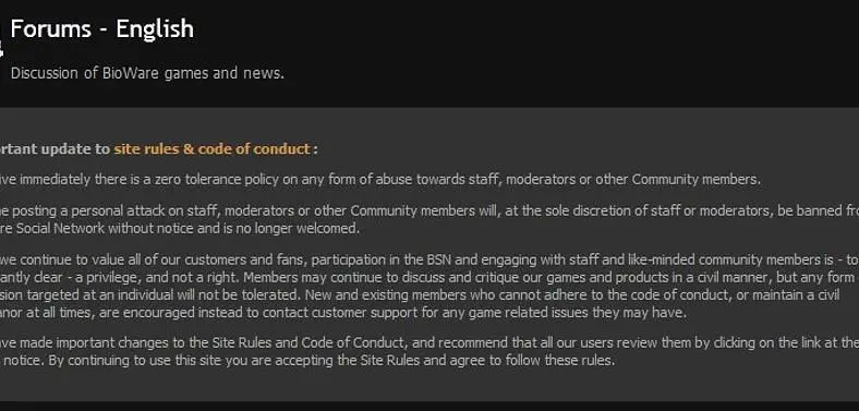 BioWare cracks down on forums over Mass Effect 3 DLC complaints