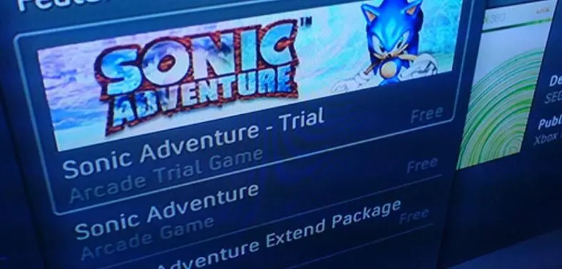 Sonic Adventure coming to Xbox Live Arcade?