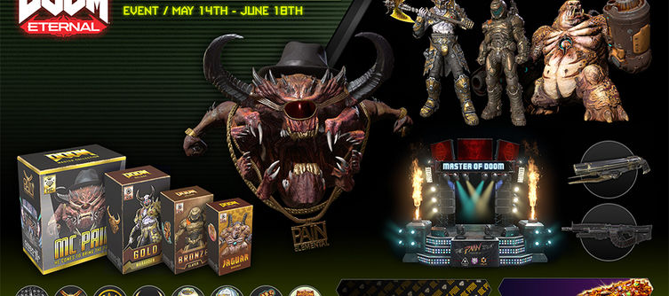 Play as a Demon Rapper With Doom Eternal's MC Pain Elemental Master Collection