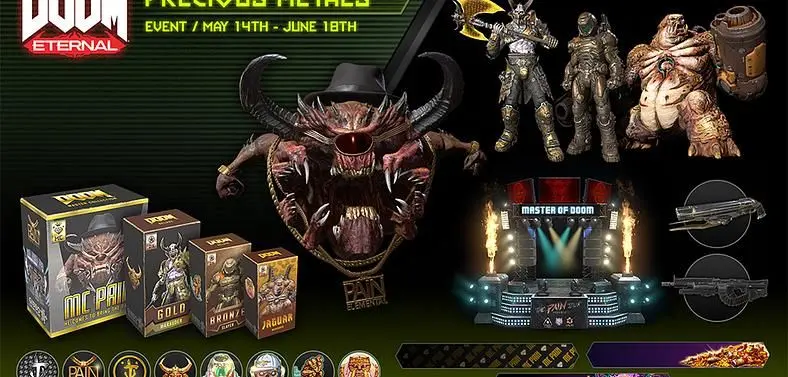 Play as a Demon Rapper With Doom Eternal's MC Pain Elemental Master Collection