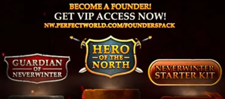 Perfect World announce Neverwinter Founder's Pack, beta February 8th
