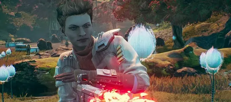 The Outer Worlds Holster - how to put weapons away