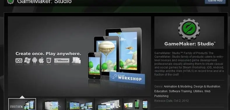 Non-game apps now available on Steam