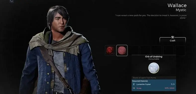 Remnant 2 Orb of Undoing - How to Respec your character