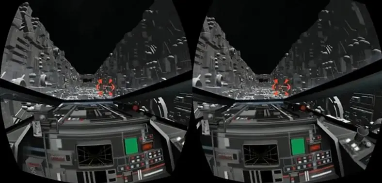 Death Star trench run recreated with Oculus Rift