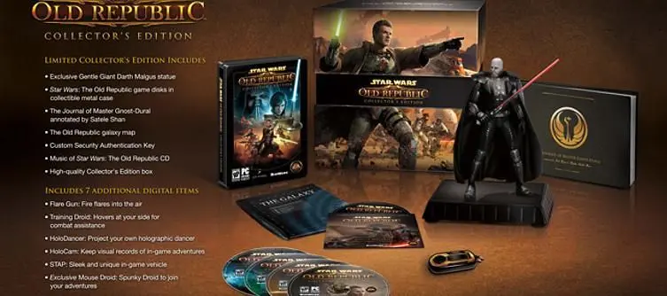 Star Wars: The Old Republic special editions detailed