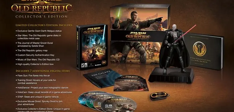 Star Wars: The Old Republic special editions detailed