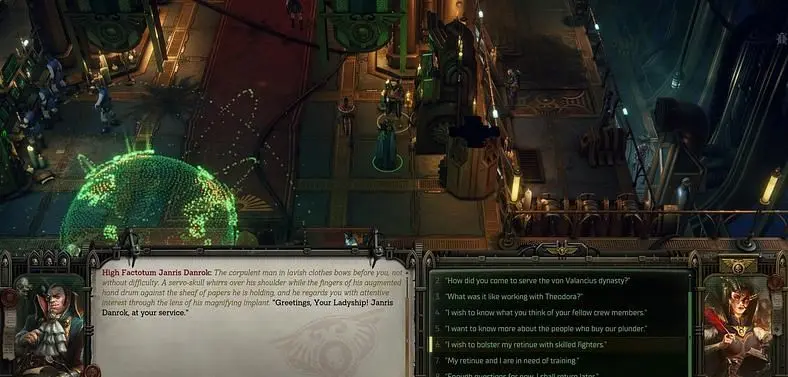 Can You Create Custom Followers in Warhammer 40,000: Rogue Trader?