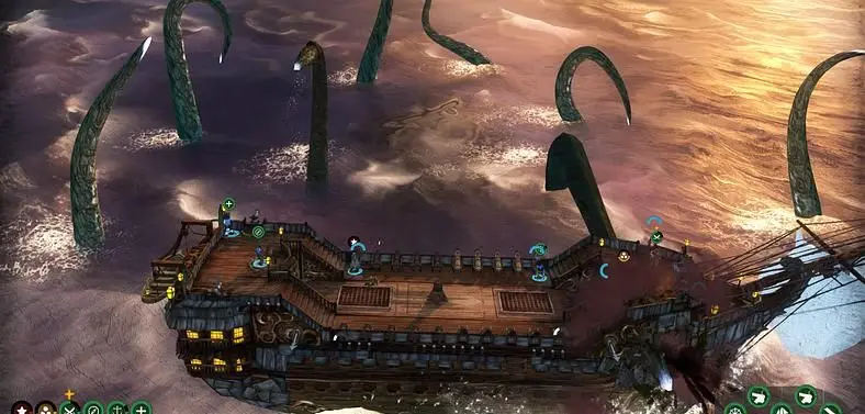Abandon Ship is a fantasy ship exploration game that combines FTL with Sunless Sea