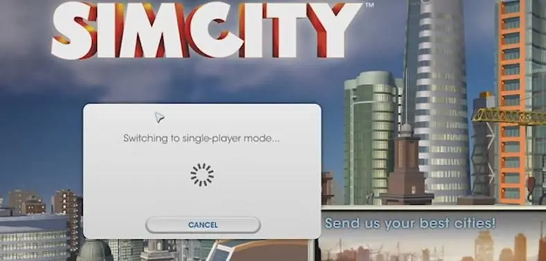 Maxis post quick tutorial for SimCity's offline Single-Player Mode