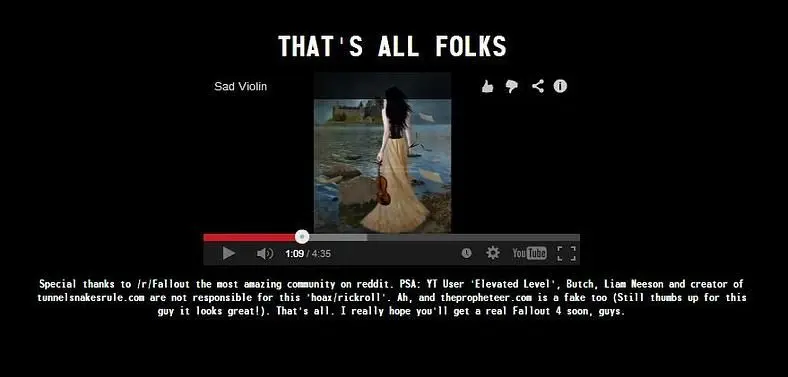 Fallout 4 teaser site officially a hoax