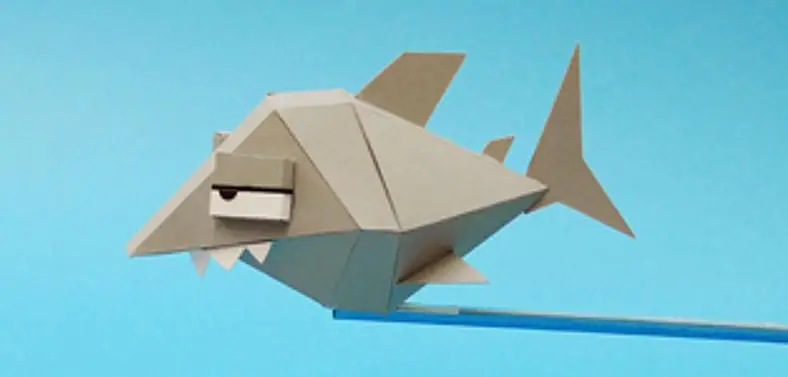 Derrick the Deathfin on PSN this summer, "very first underwater papercraft"