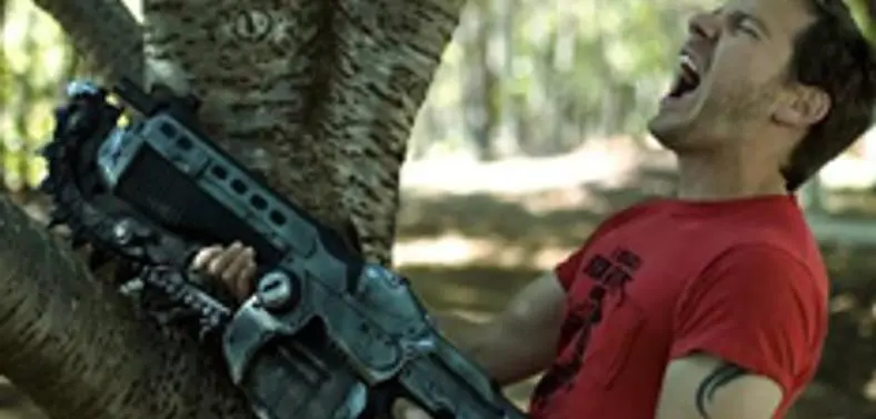 Jimmy Fallon says Bleszinski "debuts his new game" on TV show