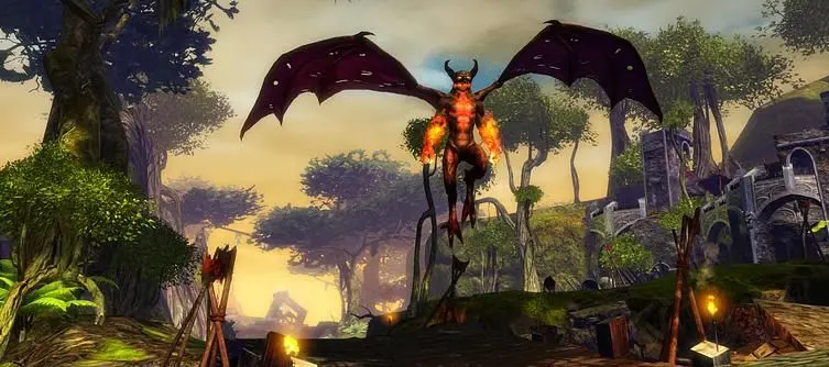 Guild Wars 2 lets your character swap servers "for a fee"