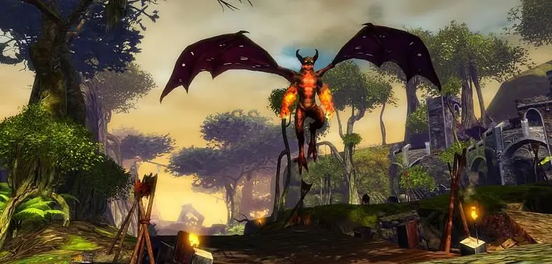 Guild Wars 2 lets your character swap servers "for a fee"