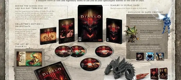 GameStop reveals Diablo III Collector's Edition content, costs $99.99 USD