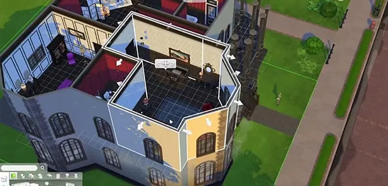 EA release gameplay trailer for Build Mode in The Sims 4