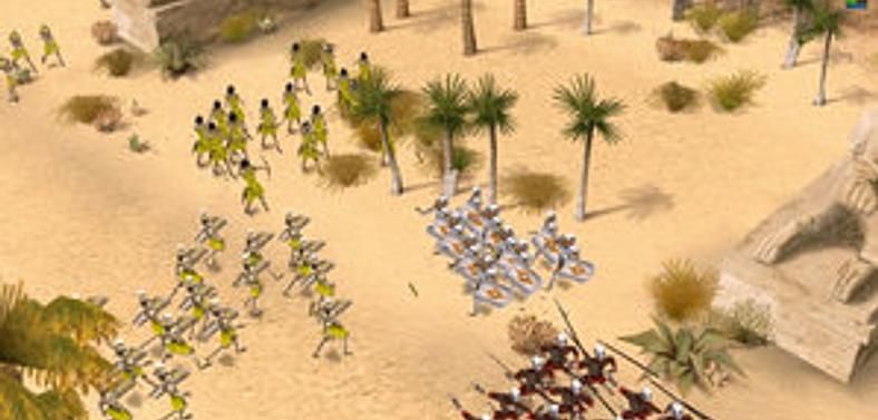 Eidos Interactive is proud to present Praetorians, the stunning new real-time strategy game from Pyro Studios.