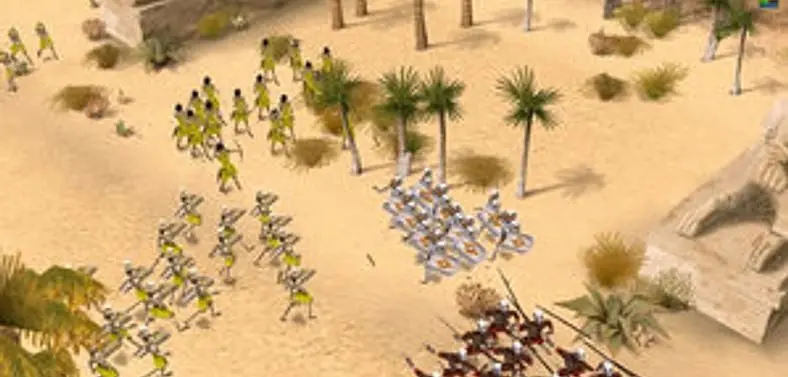 Eidos Interactive is proud to present Praetorians, the stunning new real-time strategy game from Pyro Studios.
