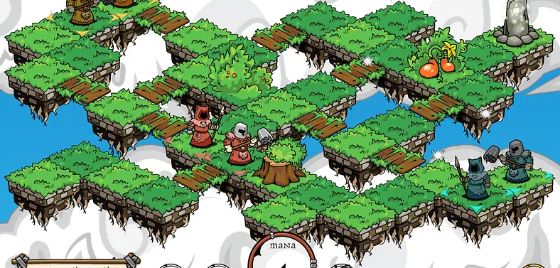A charming turn-based scrap down at the old grove.