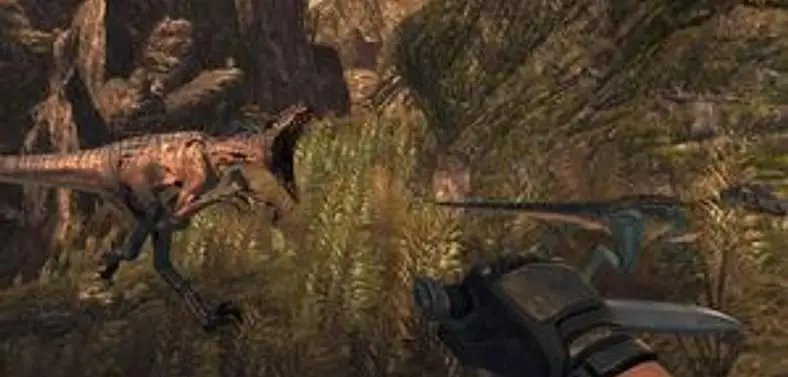 The dinosaurs are really the greatest dynamic of Turok, and that isn't an understatement. They are both you best friend and worst enemy.