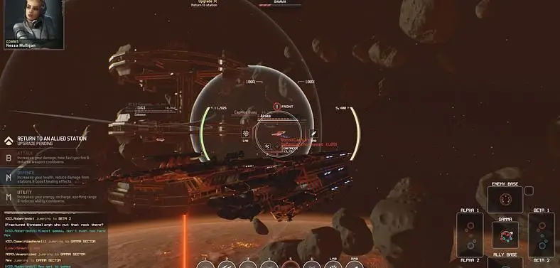 In space, no one can hear you push the lane 