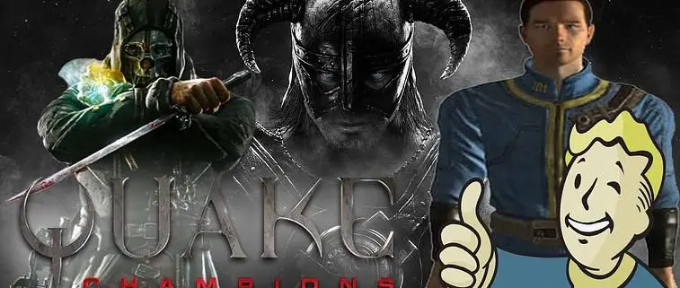 Dragonborn, Corvo and Vault Dweller are being considered for Quake Champions