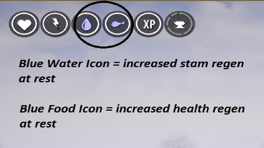 Faster Stamina / health regen (rested) Conan Exiles GameWatcher